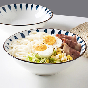 碗碟套装家用泡面碗日式陶瓷饭碗拉面碗盘汤碗筷水果沙拉网红餐具