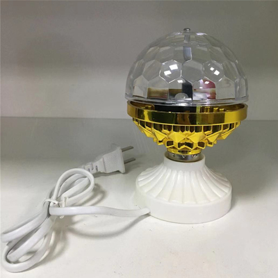 the new colorful three-color small magic ball hi rotating toy ball light effect magic crystal artifact light bulb bundi mini