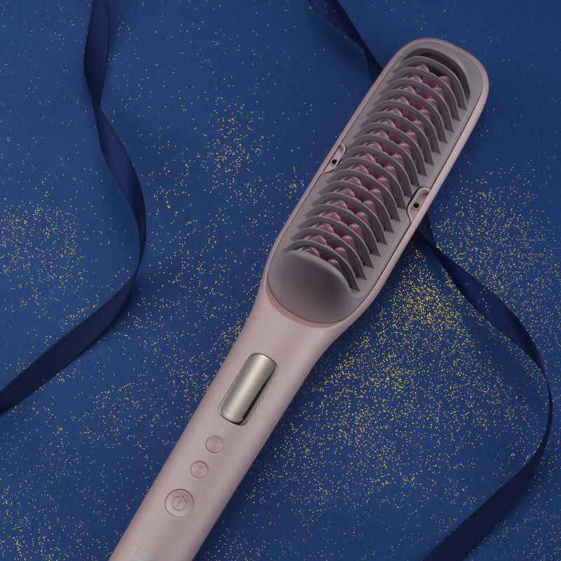 lena直发梳负离子蓬松懒人神器卷直两用卷发棒拉直板不伤发女梳子