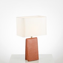 Net Red Popcorn American Light Lavish Leather Table Lamp Designer sample room Book room Book room Living room Decorative Bed headlights