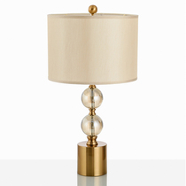 American Minimalist Creative Fashion Crystal Ball Back Modern Designer Model Living Room Bedroom Decor Bedside Lamp