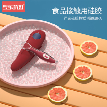 Baby spoon baby silicone soft spoon newborn feeding spoon feeding water spoon rice paste spoon learning to eat training food supplement spoon