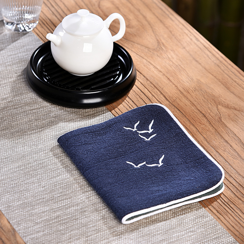 Bibulous thickening kung fu tea tea tea towel cloth towel special dishcloth tea table cloth accessories zen tea tea table