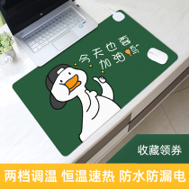 Heating Table Mat Warm Table Mat Fever Mouse Pad Oversized Office Student Computer Desktop Warm Hand Heating Electric Heating Mat