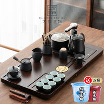 Great dream building high-end black sandalwood full automatic integrated tea tray utilitt tea tool suit for home living room big tea table