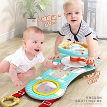 Child co-driver Steering wheel toy baby simulation Driving simulation Rear seat car rear seat 2 years old 1 boy girl