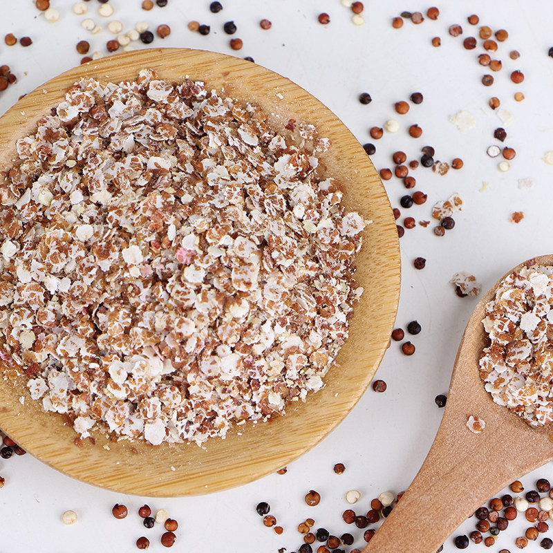 麦田藜叔白藜麦片玻利维亚进口藜麦片冲泡即食麦片代餐健身藜麦片