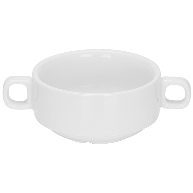 Double bowl cover skin milk bowl of stew soup bowl dish Luo Jiayong ears stew promotion steamed egg bowl dessert ceramics have western food