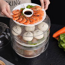 Insulation dish cover Food food cover Household dustproof dining table Warm rice cover leftovers leftovers cover storage artifact