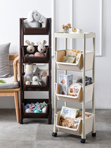 Kitchen vegetable rack Bathroom storage rack Floor-standing multi-layer plastic fruit and vegetable storage rack Vegetable basket storage basket