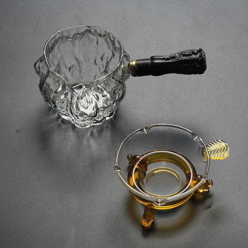 Fair keller) hammer heat - resistant glass cup lateral points of tea tea sea is kung fu tea tea with tea