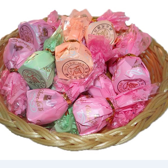 2斤经典传统酒心巧克力80后怀旧零食学生酒心糖果结婚1斤120克