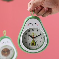 Cute little alarm clock for children and students with boy girl get up artifact Bedroom bedside desktop creative clock ornaments