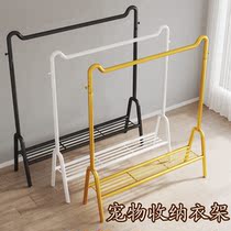 Pet Shop Small Pet Clothes Hanger Dog Clothes Show Rack Cat Feline Hanging Clothing Containing Hanging Pole With Shelf