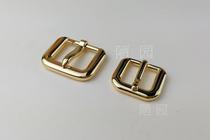 Bad garden high-end leather hardware thick line needle buckle