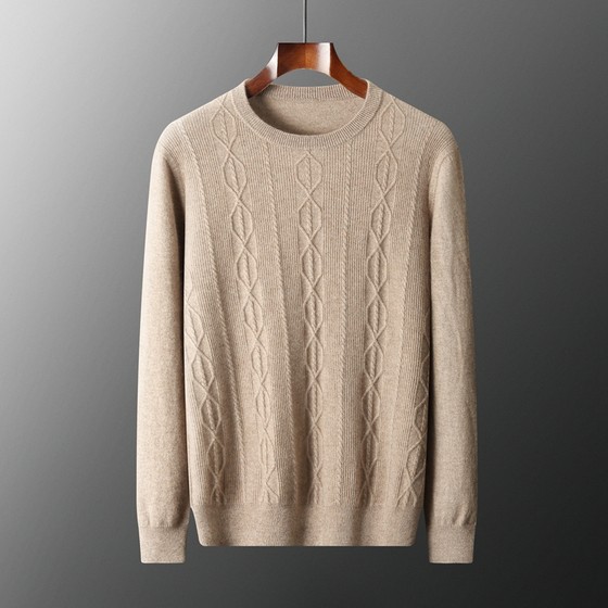 2025 autumn and winter new fashion cashmere round neck men's wool sweater loose pullover sweater base shirt
2025 autumn and winter new fashion cashmere round neck men's wool sweater loose pullover sweater base shirt