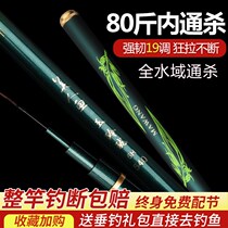 The Mermaid Jade Lingo Fish Rod 6H19 Tune Carp Rod Super Light Super Hard Black Pit Rod High Carbon Table Fishing Rod Five Brands