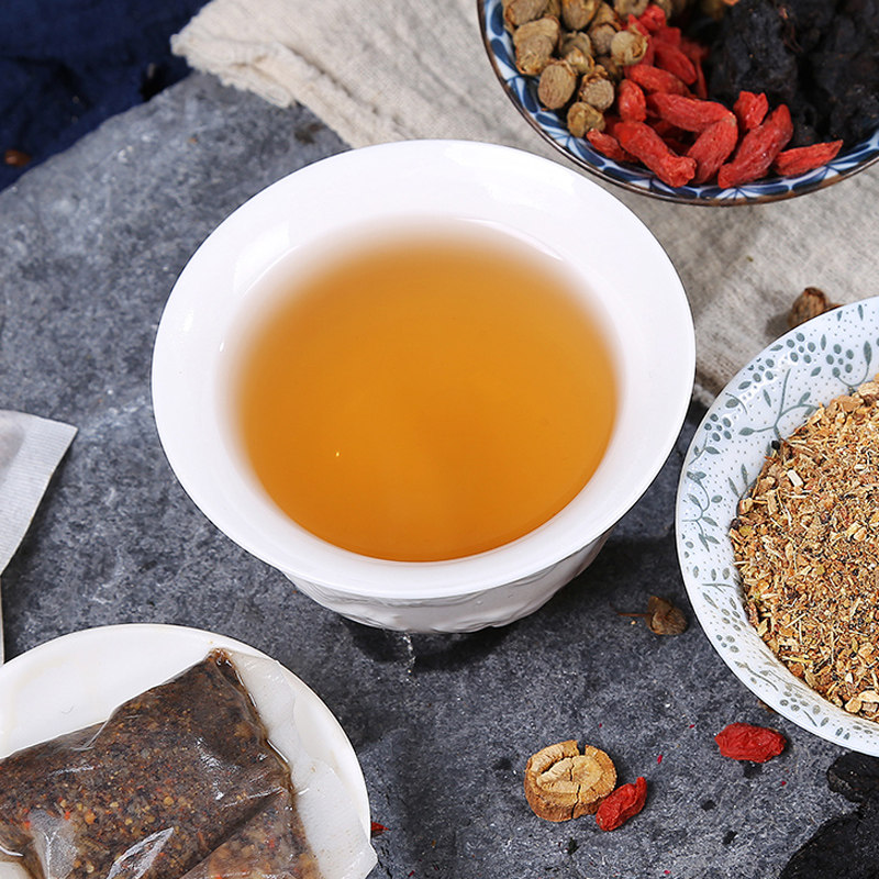 人参黄精枸杞茶五宝茶养生茶