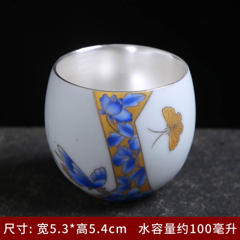 Small single cup bowl dehua white porcelain ceramic tea sets, kung fu master sample tea cup tea cups purple sand tea cup