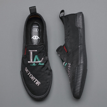 Sails Cloth Shoes Mens Summer Breathable Thin models Mens shoes Summer Shoe shoes Mens casual shoes Old Beijing Bushoes One foot pedal