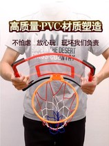 Foldable basketball frame shooting basketball rack hanging wall Childrens basket hanging home indoor non-punching