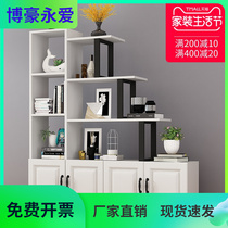 Living Room Partition Wine Cabinet Xuanguan Cabinet Flower Shelf Decoration Screen Sofa Shelf Modern Brief bookcase Shoe Cabinet Multilayer
