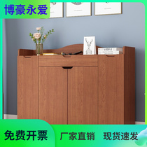 Shoes cabinet Home doorways Breathable Modern Minima Large Capacity Genguan Cabinet storage door Hall Balcony Shoe rack