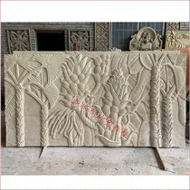 New Decoration World Sandstone Relief Mural TV Background Wall Villa Hotel Sculpture Interior Exterior Wall Decoration Master Fruit Plot
