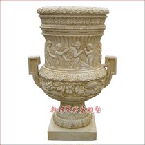 Artificial Sandstone Sculptures District Villa Hotels Clubhouse Landscaping Indoor Outdoor Eu Figure Flower Pots Flower Bowl