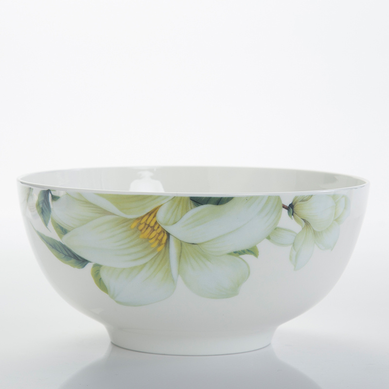 The embroider The 9 # 8 inches large ceramic bowl with big bowl pull rainbow such as bowl malatang rainbow such as bowl of noodles mercifully ipads China