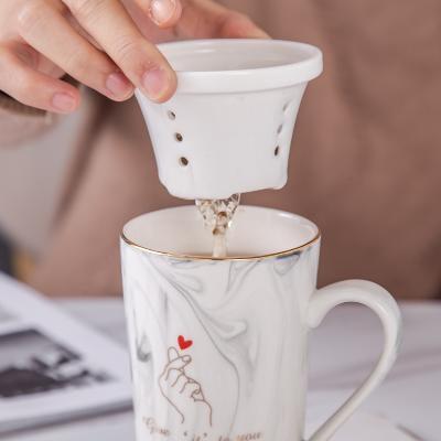 Glass filter tea every lovely creative ceramic) tea tea family tea filter filter individuality