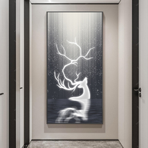 Entry to the door gallery painting is on the door light luxury corridor wall wall frame of modern minimal fantasy decoration painting