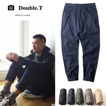 New fall Pure color Chauffers Pants Men Stars Same Casual Pants Ins 90% Loose Straight Fit Pants