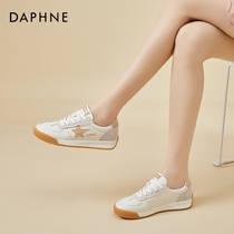 Daphne little white shoes women shoes 2022 Summer new 100 hitch casual shoes Sub-poppins Tide Flat Base Shoes