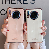 Huawei mate30pro mobile phone shell womens limited edition mate30 upscale silicone sleeve Bull Oil Fruit 5g version full package anti-fall air bag m30 female internet red personality creative fumbling with the same por soft