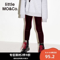 littlemoco Girls pants Spring and Autumn Leggings Girls pants pants to keep warm and wear casual pants Ole