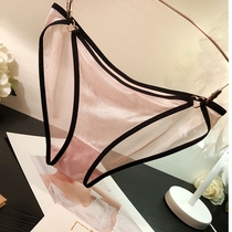 Comfortable slim sexy lace underwear womens middle low waist breifs girl student bottoms cotton crotch trousers