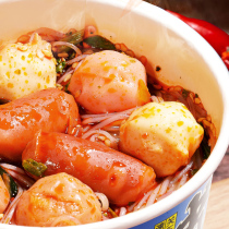 Net red Guandong boiled VAT hot and sour powder ready-to-eat vermicelli rice noodles barreled Malatang lazy people convenient quick food night snack