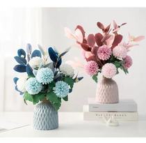 Simple simulation flower living room decoration fake flower table flower decoration bouquet vase light luxury floral decoration