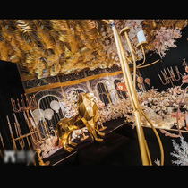 Creative Wedding props PVC bright sheet Carved Wedding Stage ceiling Ceiling Decoration Arrangement Shop Window Mechen