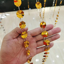 Creative Wedding Celebration Prop Bright Face Anise Pearl Curtain Hanging Piece Shop Window Mei Chen Ceiling Decoration Bead Chain Background Arrangement