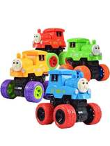 8 children small train inertia four drive off-road car boy anti-fall stunt (color random hair)