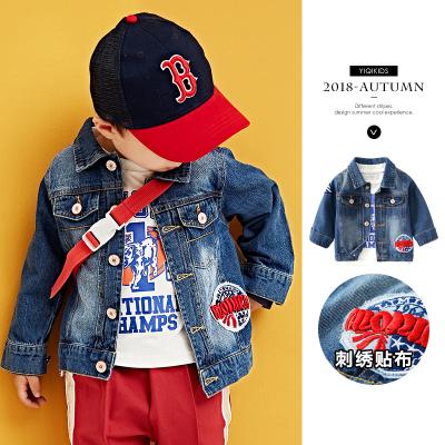 Boys denim jacket 2019 new childrens clothing spring autumn children blouses the baby clothes boy Han version spring clothing