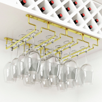 304 stainless steel red wine glass rack upside down wine glass rack household hanging wine glass rack goblet rack wine cabinet ornaments