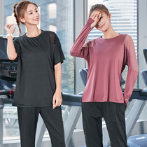 Loose plus fat size fitness clothing sports suit women fat MM summer yoga clothing morning running step room training 200kg