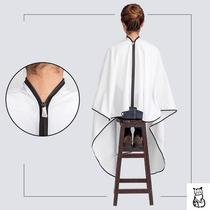 2020 new haircut cloth haircut waterproof zipper girt shawl shawl barber shop special haircut fence