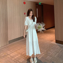 Gentle wind and dress style sweetness first love little sub summer temperament sensational superfairy Bubbles Sleeves long dresses