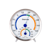 Odatime Oshu TH602 stainless steel diameter 13 points temperature and humidity meter meteorological meter for students