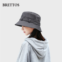 BRETTOS original design fishermans hat men and womens new Korean version of the tide sun hat male Japanese foldable basin hat