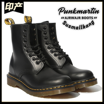 Eight holes Dr1460 Inn Wind Martens Martin boots male and female black genuine leather 8 holes high helper genuine leather short boots